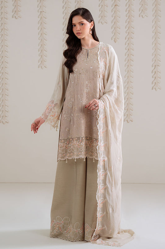 MEADOW MIST-3PC SILK EMBROIDERED SUIT