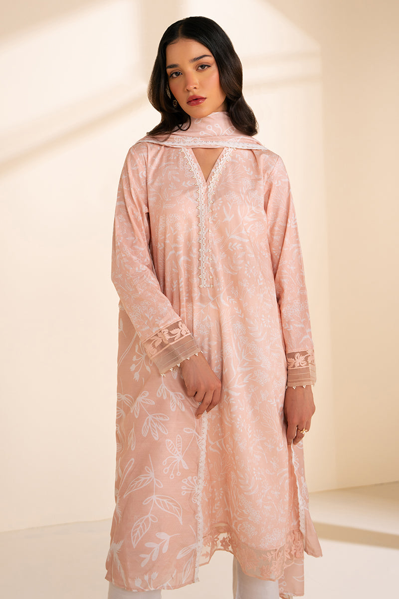 CORAL DUST-2 PC (SHIRT & DUPATTA)
