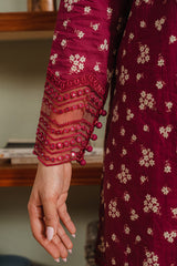 MAJESTIC MAROON-2PC (SHIRT & TROUSER)