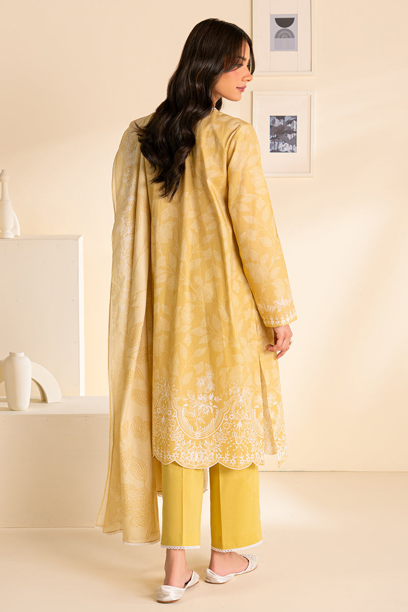 VANILLA ICE-3 PC PRINTED LAWN SUIT