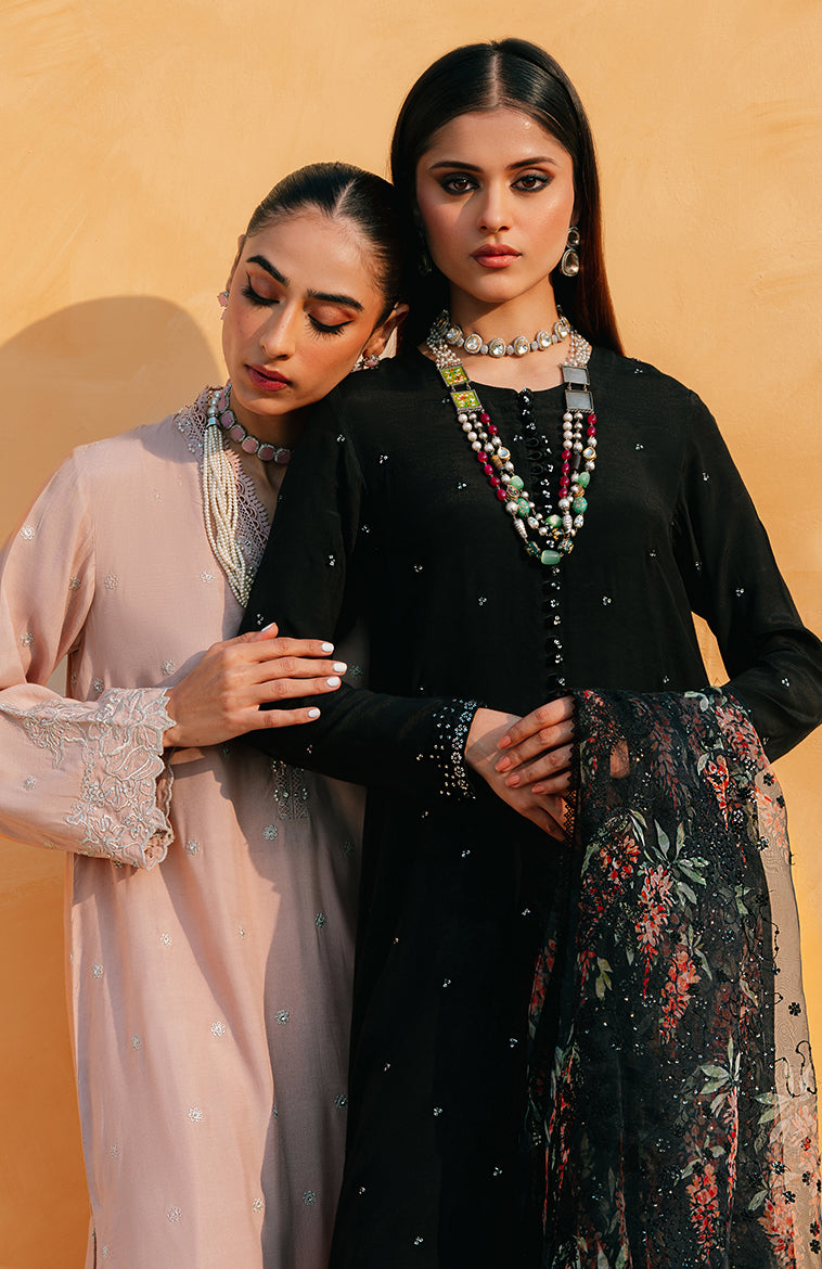 BLACK DAHLIA-2 PIECE (SHIRT & DUPATTA)