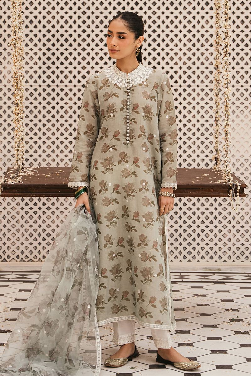 OLIVE ARDOR-2 PIECE (SHIRT AND DUPATTA)
