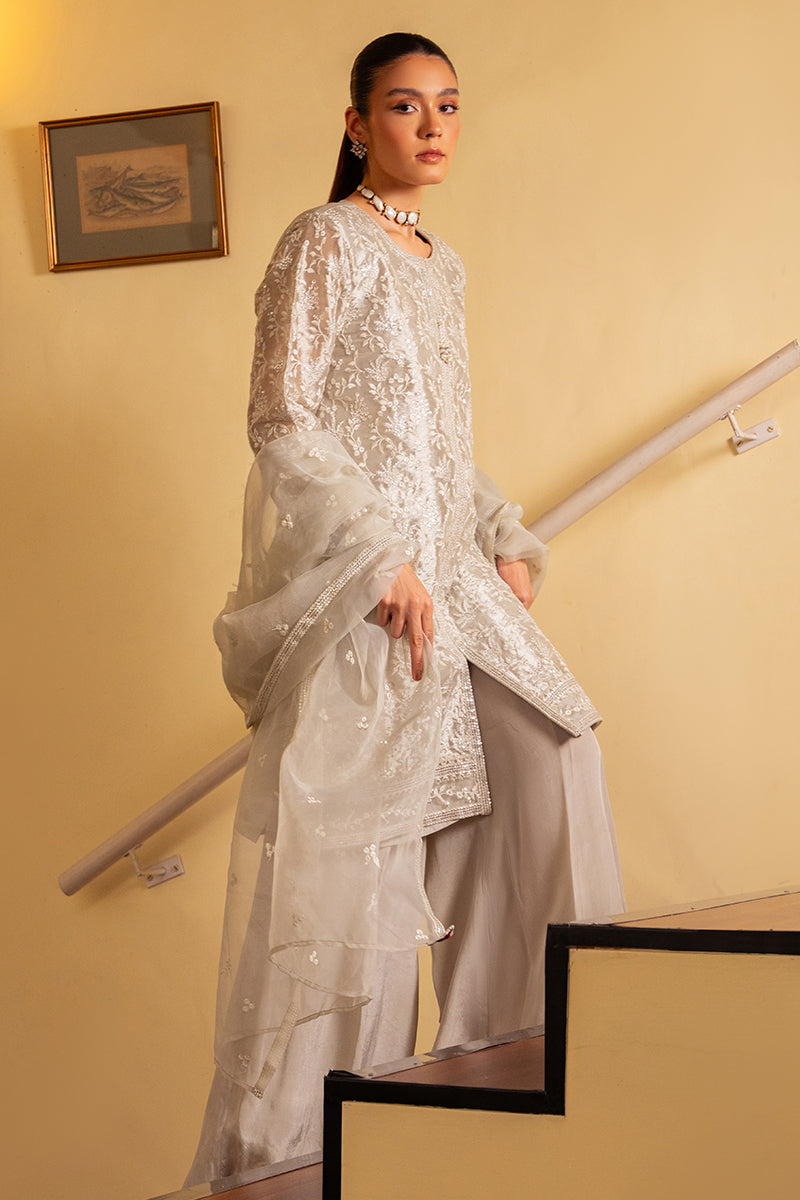 LUSTROUS CHROME-3 PC (SHIRT, TROUSER & DUPATTA)