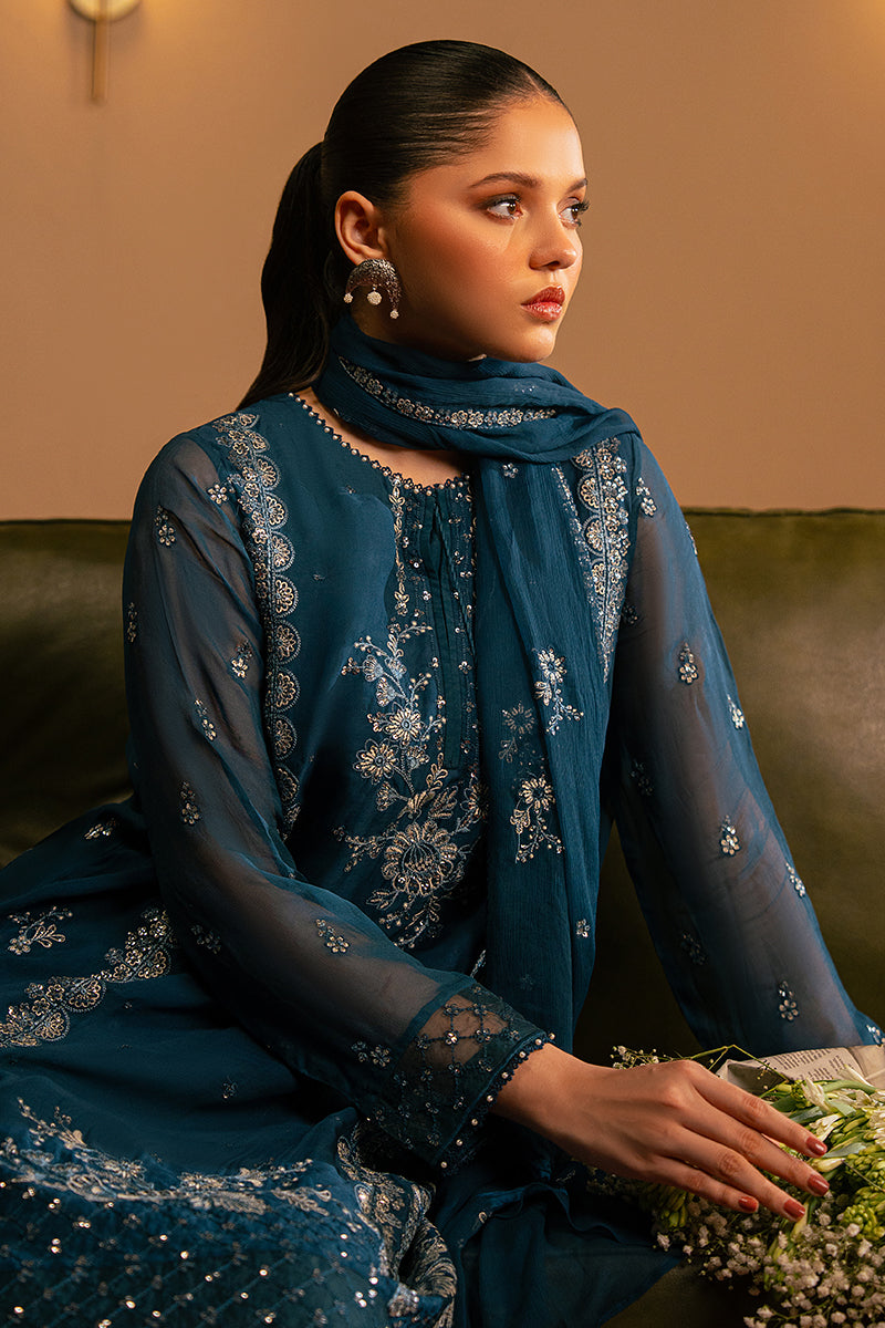 SERENE SAPPHIRE-3 PC (SHIRT, TROUSER & DUPATTA)