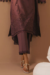 GRAPE AMETHYST-3PC (SHIRT, TROUSER & DUPATTA)