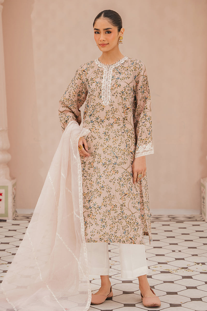 ASH ROSE-2 PIECE (SHIRT & DUPATTA)