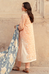 SUNSET FLORA-3 PIECE LAWN PRINTED SUIT