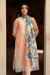 SUNSET FLORA-3 PIECE LAWN PRINTED SUIT
