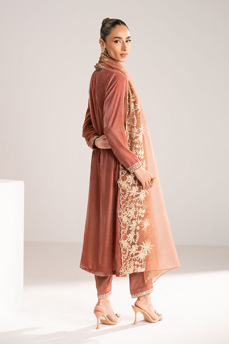BLUSH HAZE-3PC (SHIRT, TROUSER & DUPATTA)