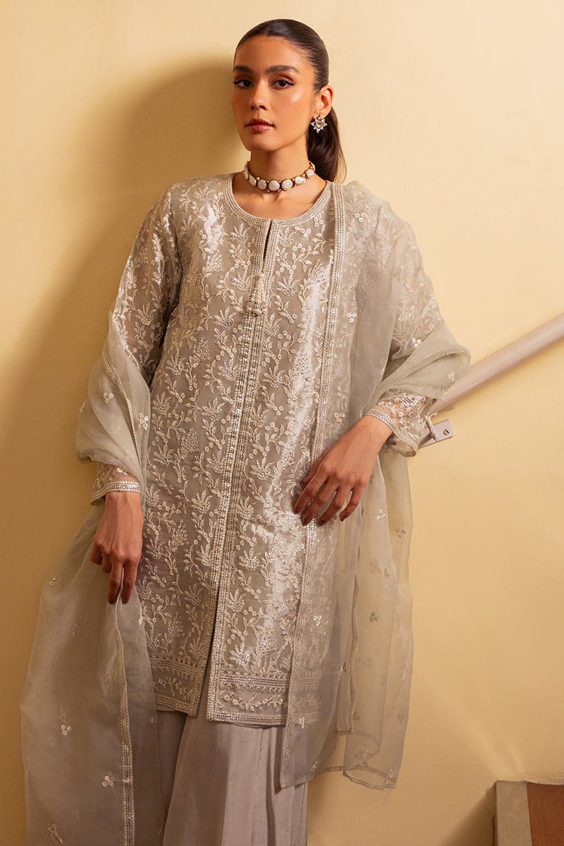 LUSTROUS CHROME-3 PC (SHIRT, TROUSER & DUPATTA)