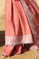 MULBERRY BLUSH-3 PC (SHIRT, TROUSER & DUPATTA)