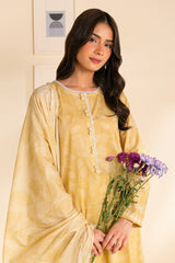 VANILLA ICE-3 PC PRINTED LAWN SUIT