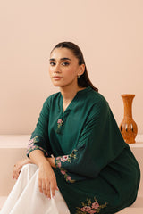 FOREST FERN DYED LINEN SHIRT