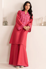 VIVID FUCHSIA-2 PIECE EMBROIDERED LAWN SUIT
