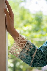 MINTY MEADOW-3 PIECE EMBROIDERED LAWN SUIT