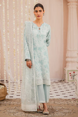 GREY MIST-3 PIECE (SHIRT, TROUSER & DUPATTA)