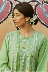 GARDEN GRACE-3 PIECE LAWN EMBROIDERED SUIT