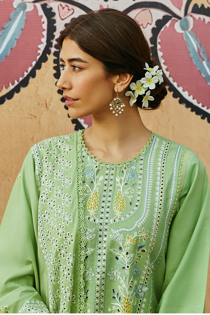 GARDEN GRACE-3 PIECE LAWN EMBROIDERED SUIT