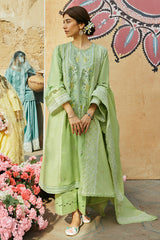 GARDEN GRACE-3 PIECE LAWN EMBROIDERED SUIT