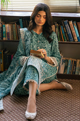 MINTY MEADOW-3 PIECE EMBROIDERED LAWN SUIT
