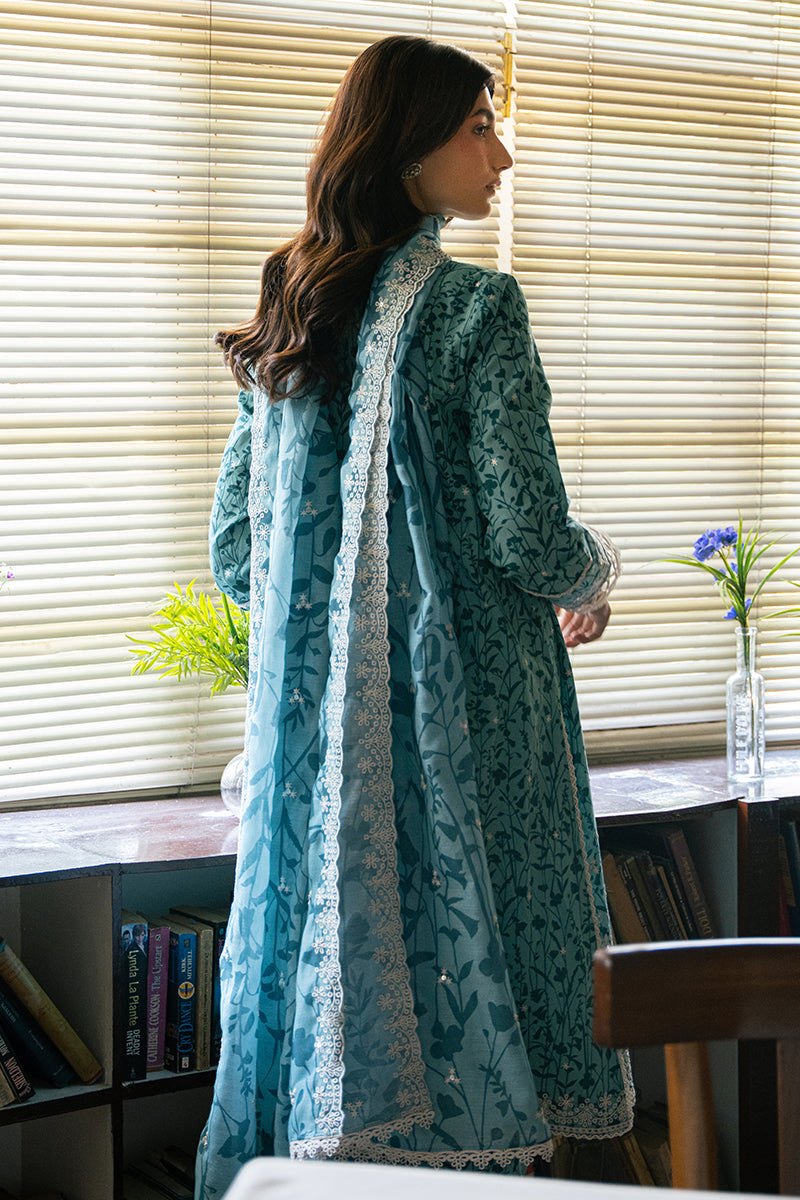 MINTY MEADOW-3 PIECE EMBROIDERED LAWN SUIT