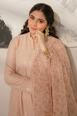 PASTEL FUSION-3 PIECE EMBROIDERED LAWN SUIT