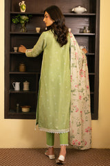 VERDANT GREEN-3 PIECE EMBROIDERED LAWN SUIT