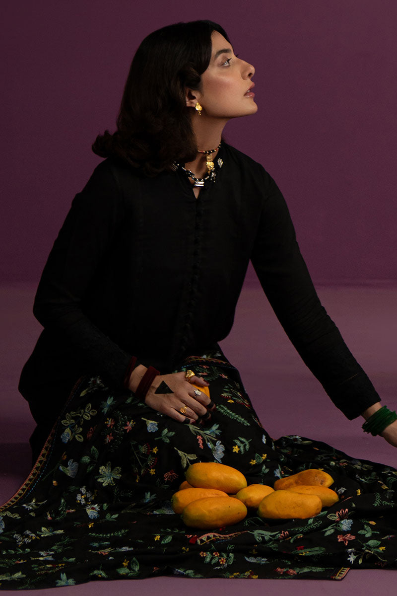 RAVEN HUE-3 PC (SHIRT, TROUSER & DUPATTA)