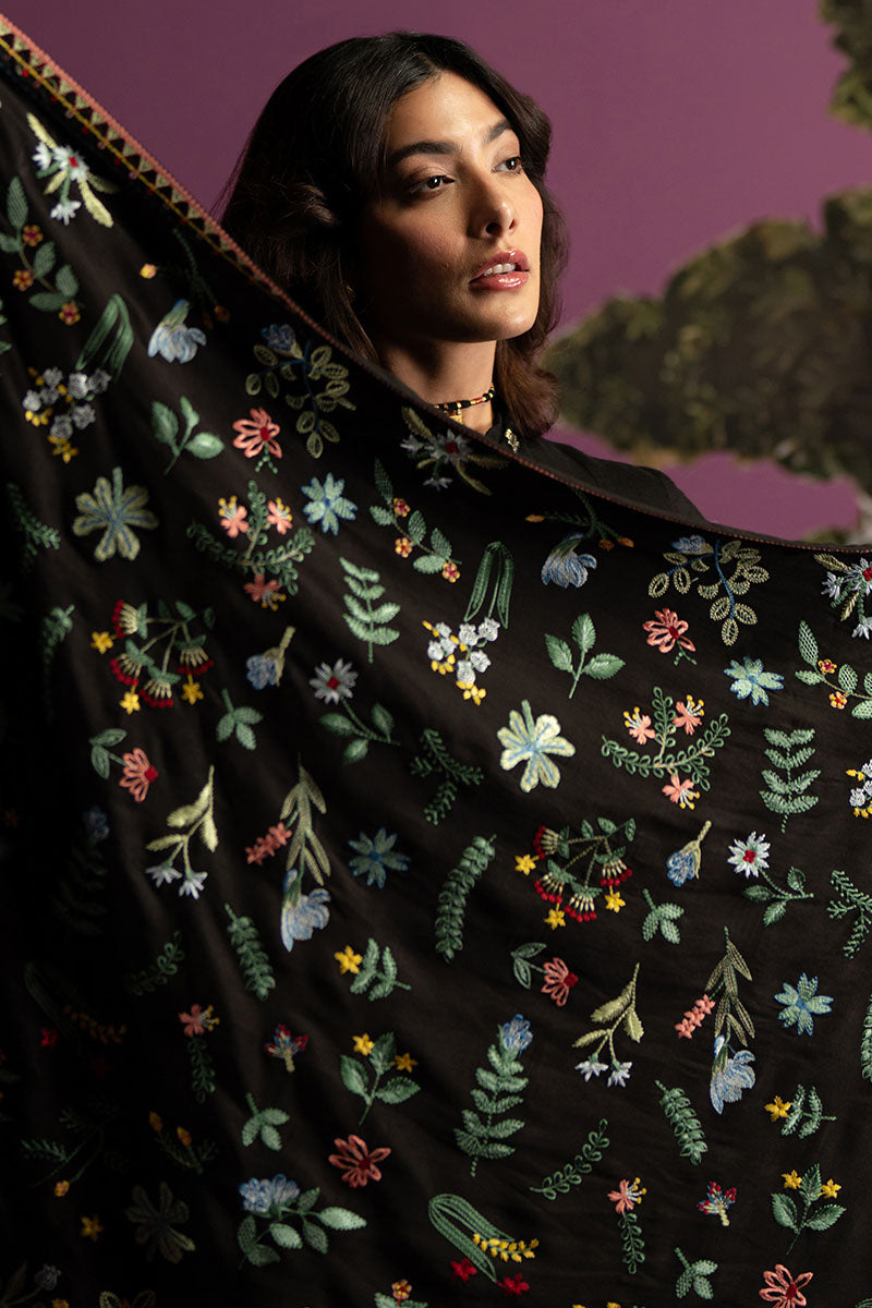 RAVEN HUE-3 PC (SHIRT, TROUSER & DUPATTA)