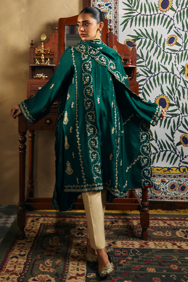 GREEN SPRING-2 PIECE MARINA EMBROIDERED SUIT