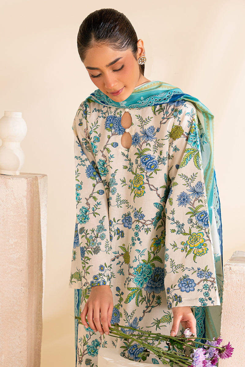 CHINTZY VOYAGE-3 PC PRINTED LAWN SUIT