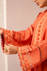 RUSTIC NOIR-3 PIECE EMBROIDERED LAWN SUIT