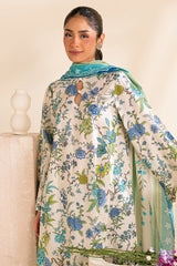 CHINTZY VOYAGE-3 PC PRINTED LAWN SUIT