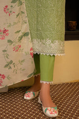 VERDANT GREEN-3 PIECE EMBROIDERED LAWN SUIT