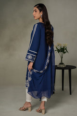 MIDNIGHT BLUE-2 PC (SHIRT & DUPATTA)