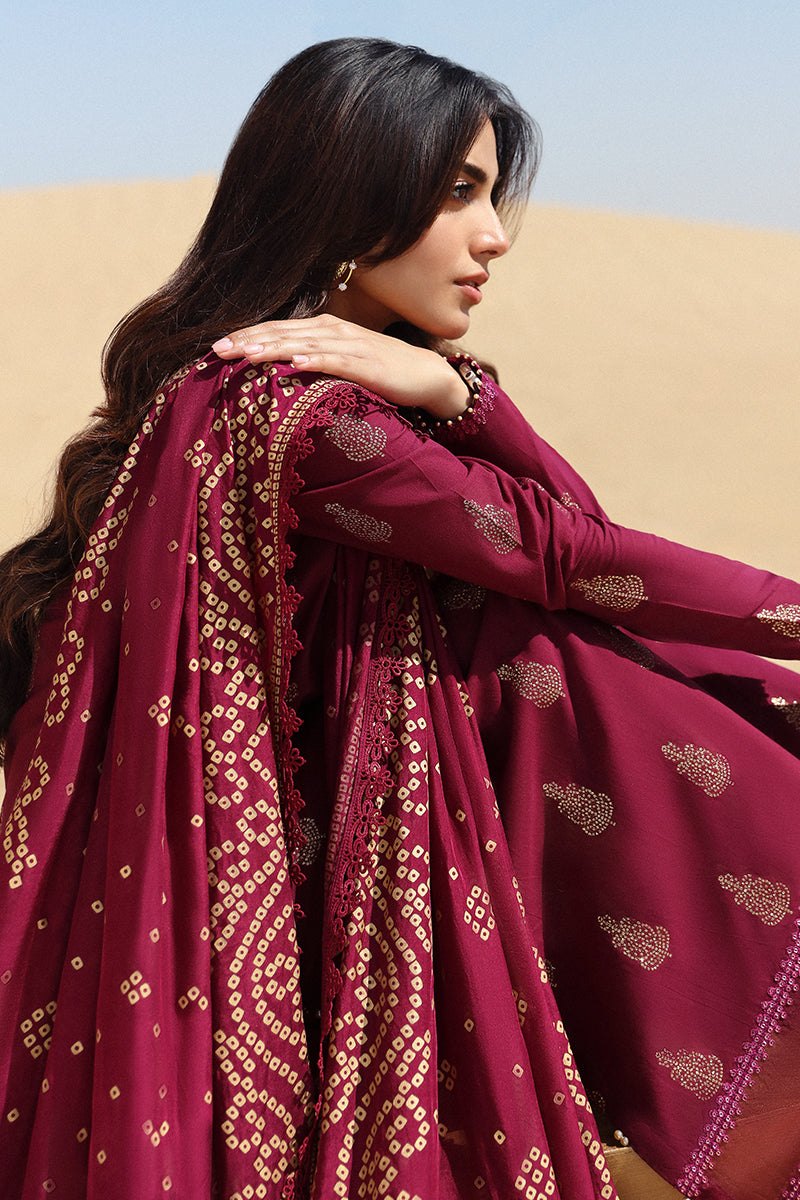 CRIMSON AURA-3 PC (SHIRT, TROUSER & DUPATTA)