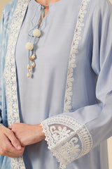 BLUE FOG-2PC (SHIRT & DUPATTA)