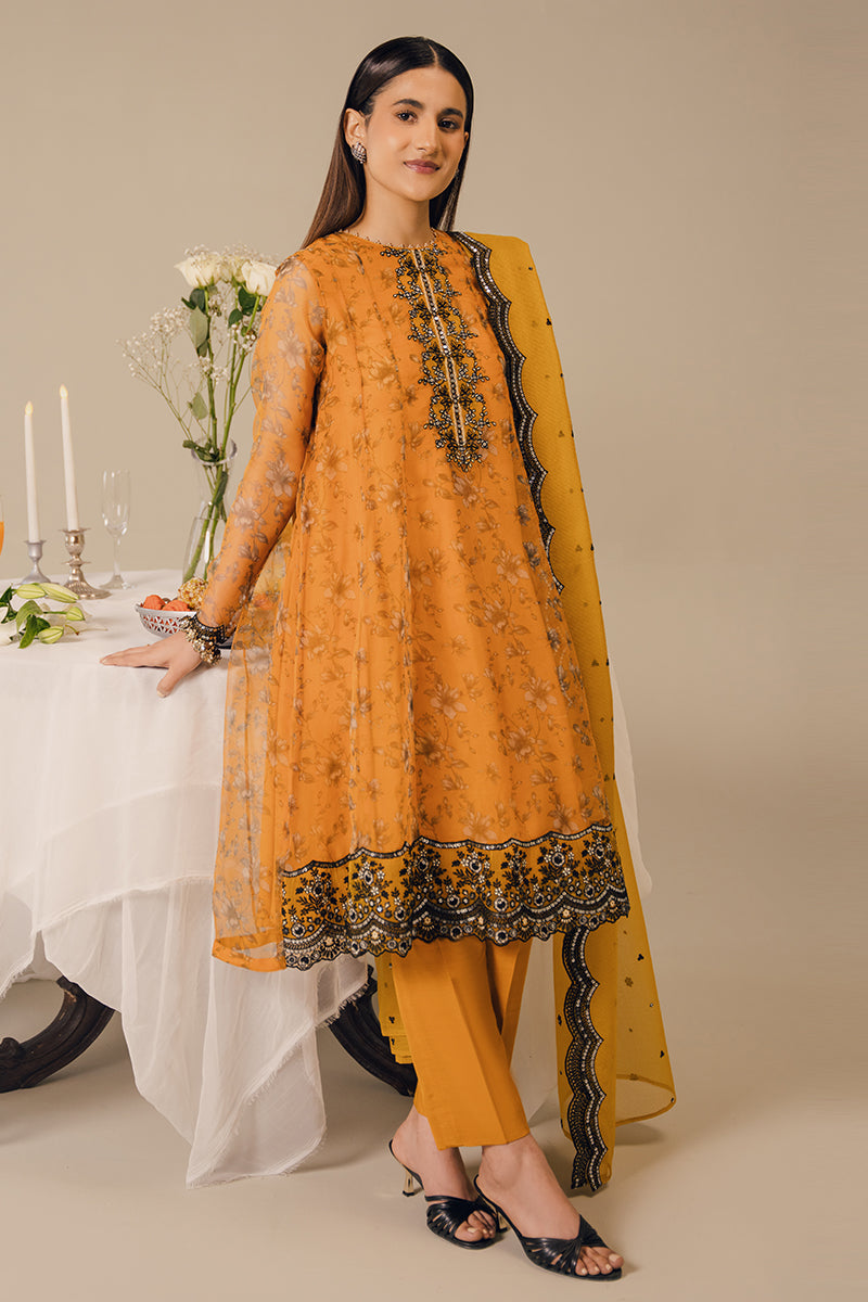HARVEST GOLD-2PC (SHIRT & DUPATTA)