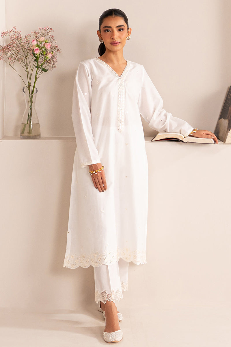 CRYSTAL CASCADE-2 PIECE EMBROIDERED LAWN SUIT