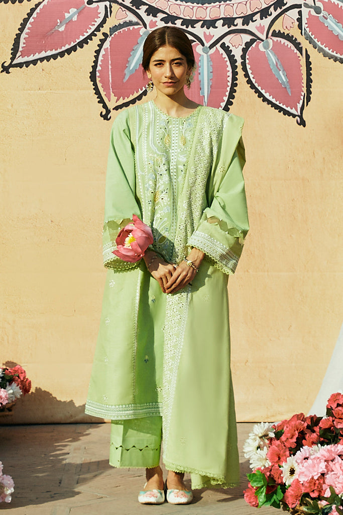 GARDEN GRACE-3 PIECE LAWN EMBROIDERED SUIT
