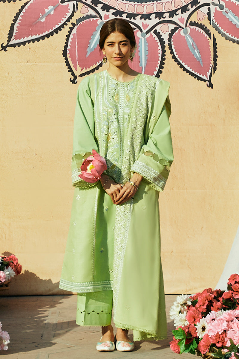 GARDEN GRACE-3 PIECE LAWN EMBROIDERED SUIT
