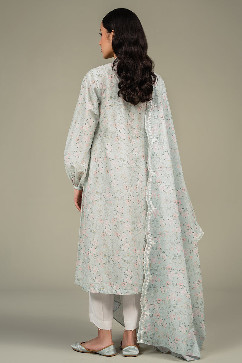 AQUA WHISPER-2PC (SHIRT & DUPATTA)