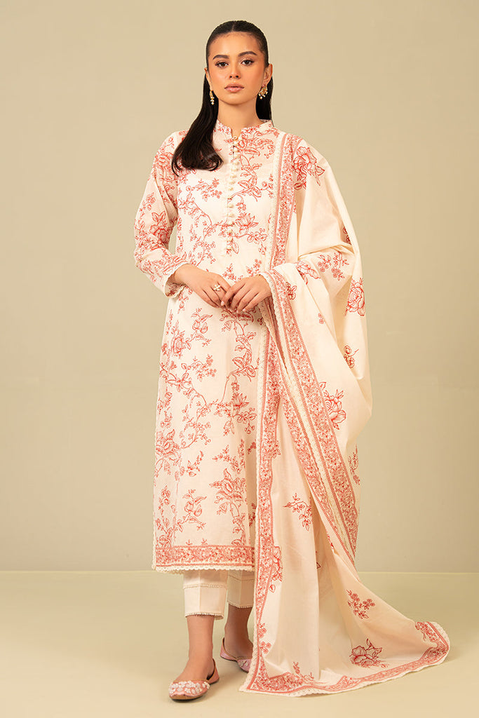 SUNSET SHADE-3 PIECE PRINTED SUIT