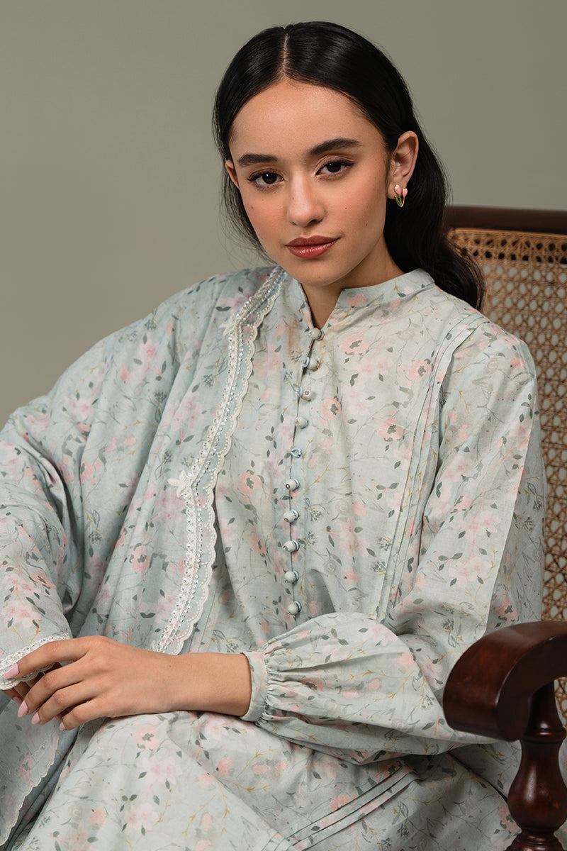 AQUA WHISPER-2PC (SHIRT & DUPATTA)