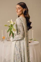 PEARL BLUE-2 PIECE (SHIRT & DUPATTA)