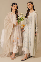 PEARL BLUE-2 PIECE (SHIRT & DUPATTA)