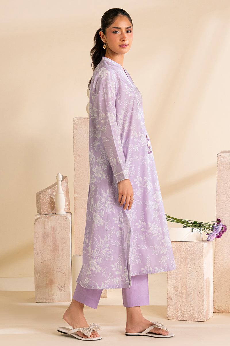 MAUVE DREAM-3 PC PRINTED LAWN SUIT
