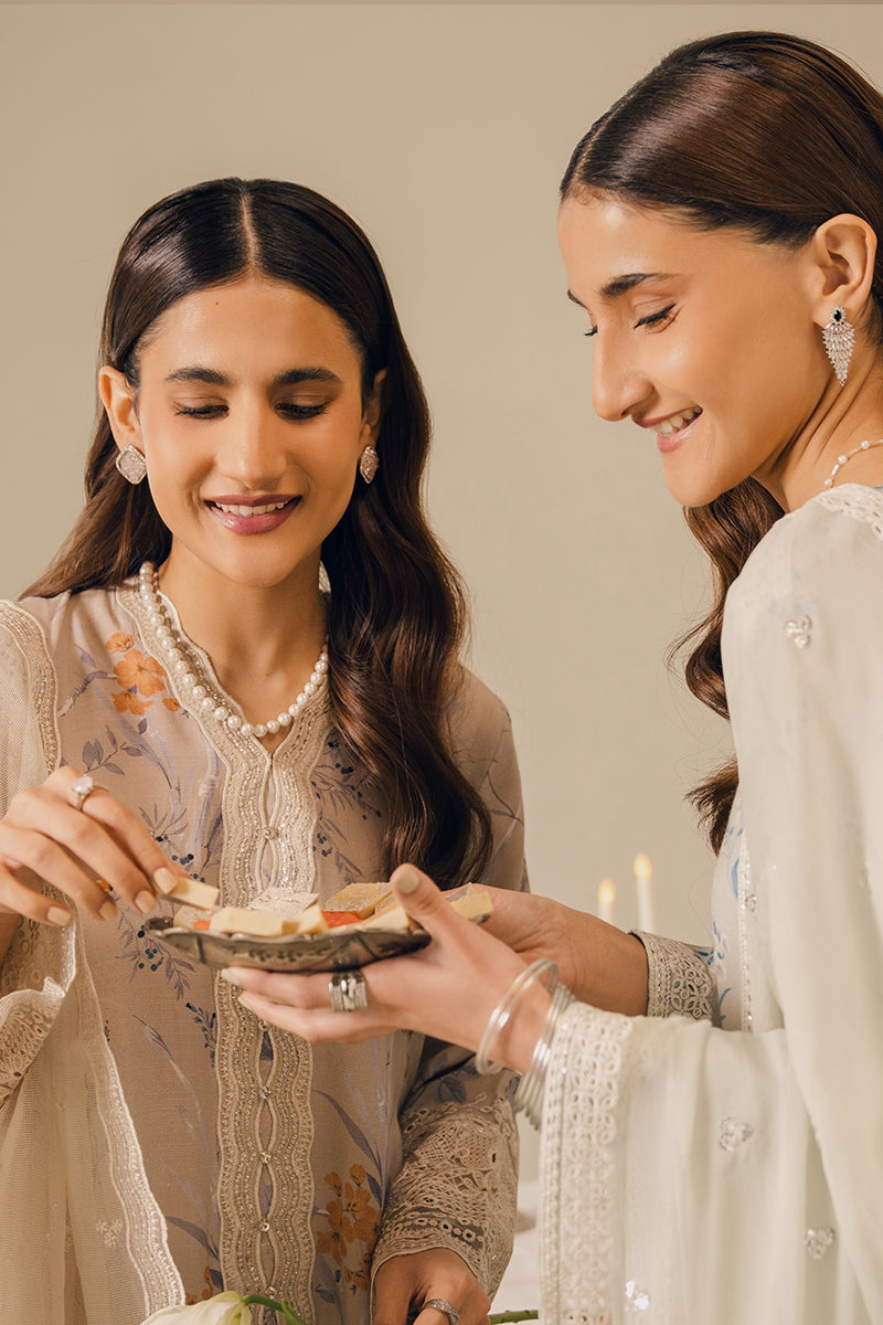 PEARL BLUE-2 PIECE (SHIRT & DUPATTA)