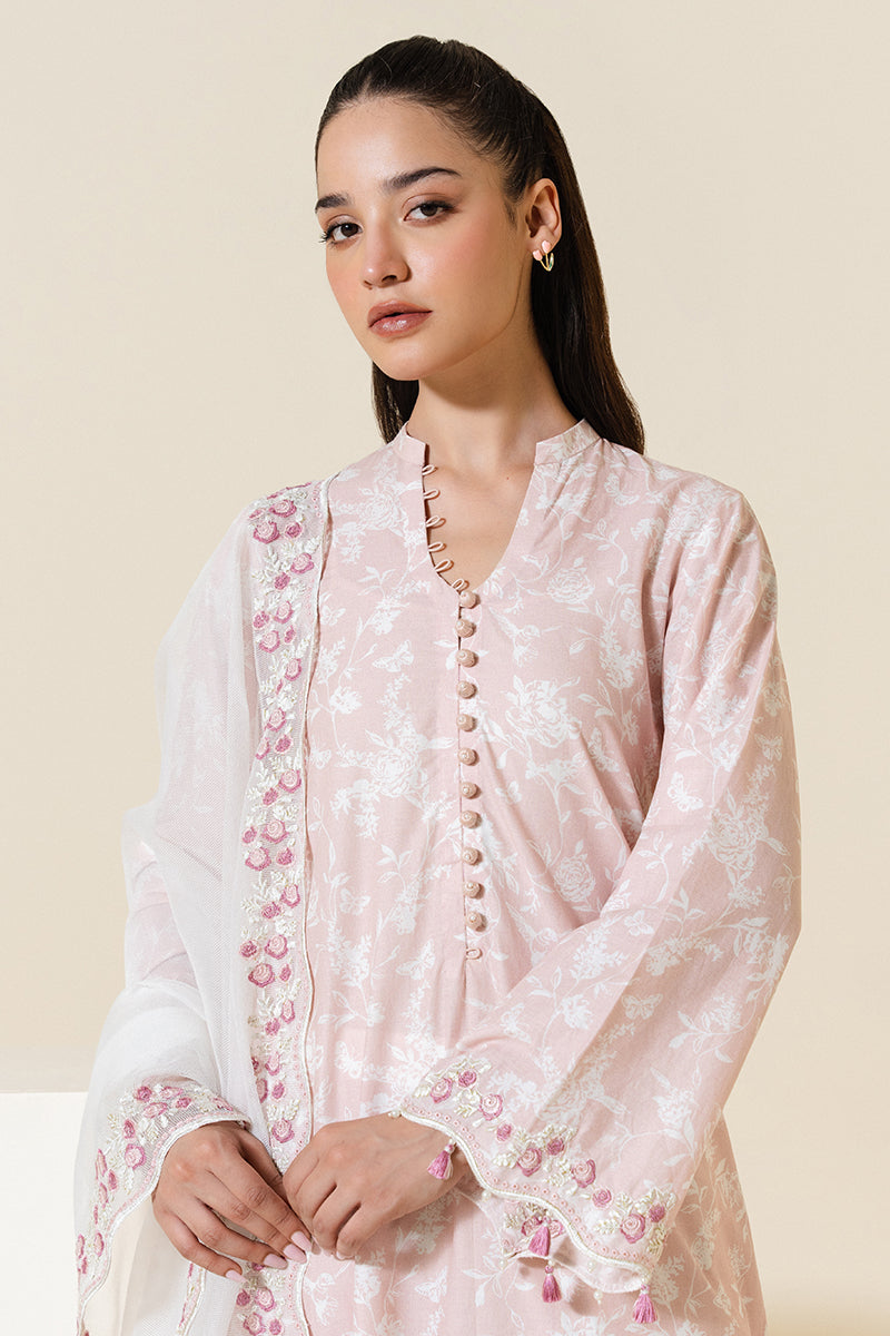 PETAL PINK-2 PC (SHIRT & DUPATTA)