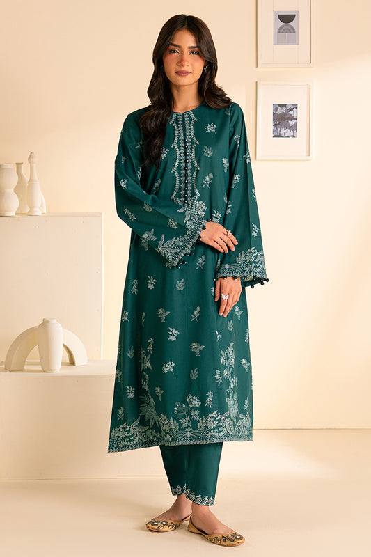 SPARKLING FLARE-2 PC PRINTED LAWN SUIT